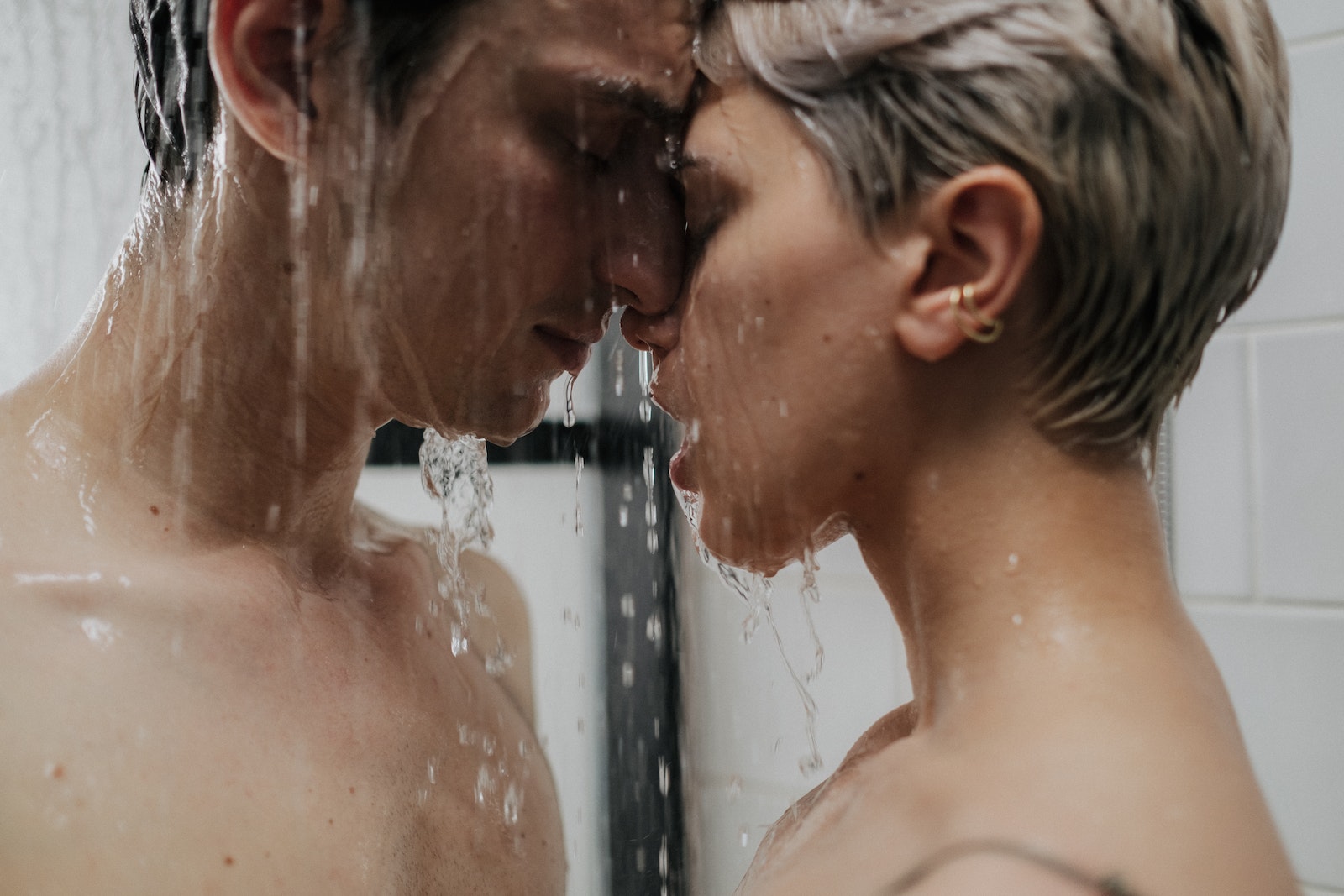 A Couple Intimacy in the Shower